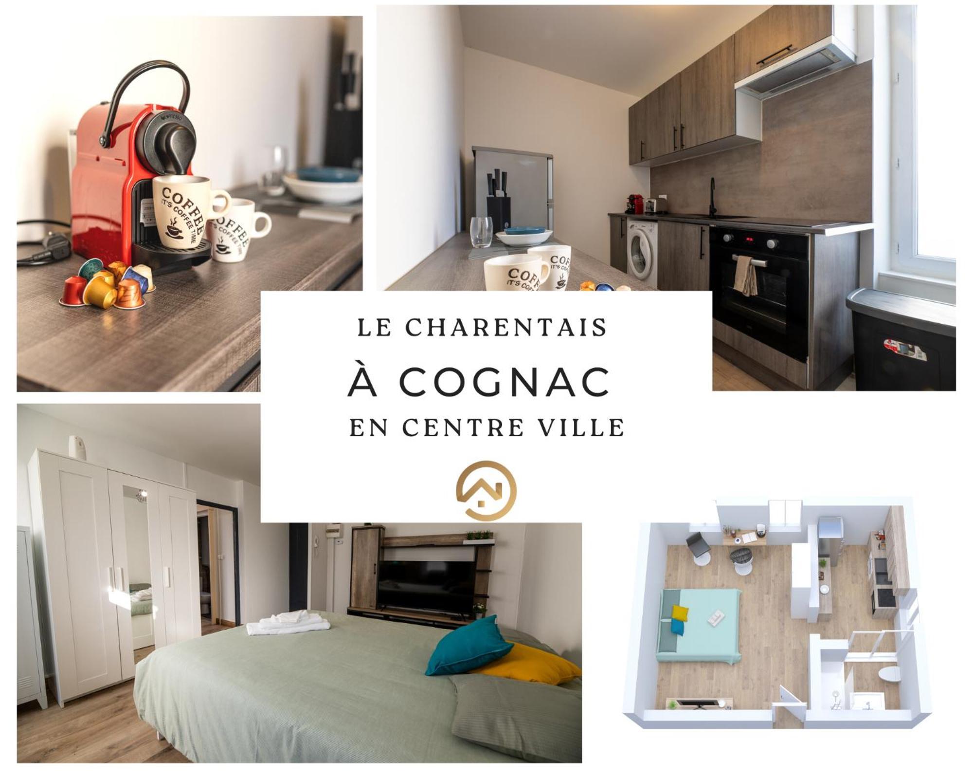 Le Charentais #Confort #Rdc Cognac Bagian luar foto